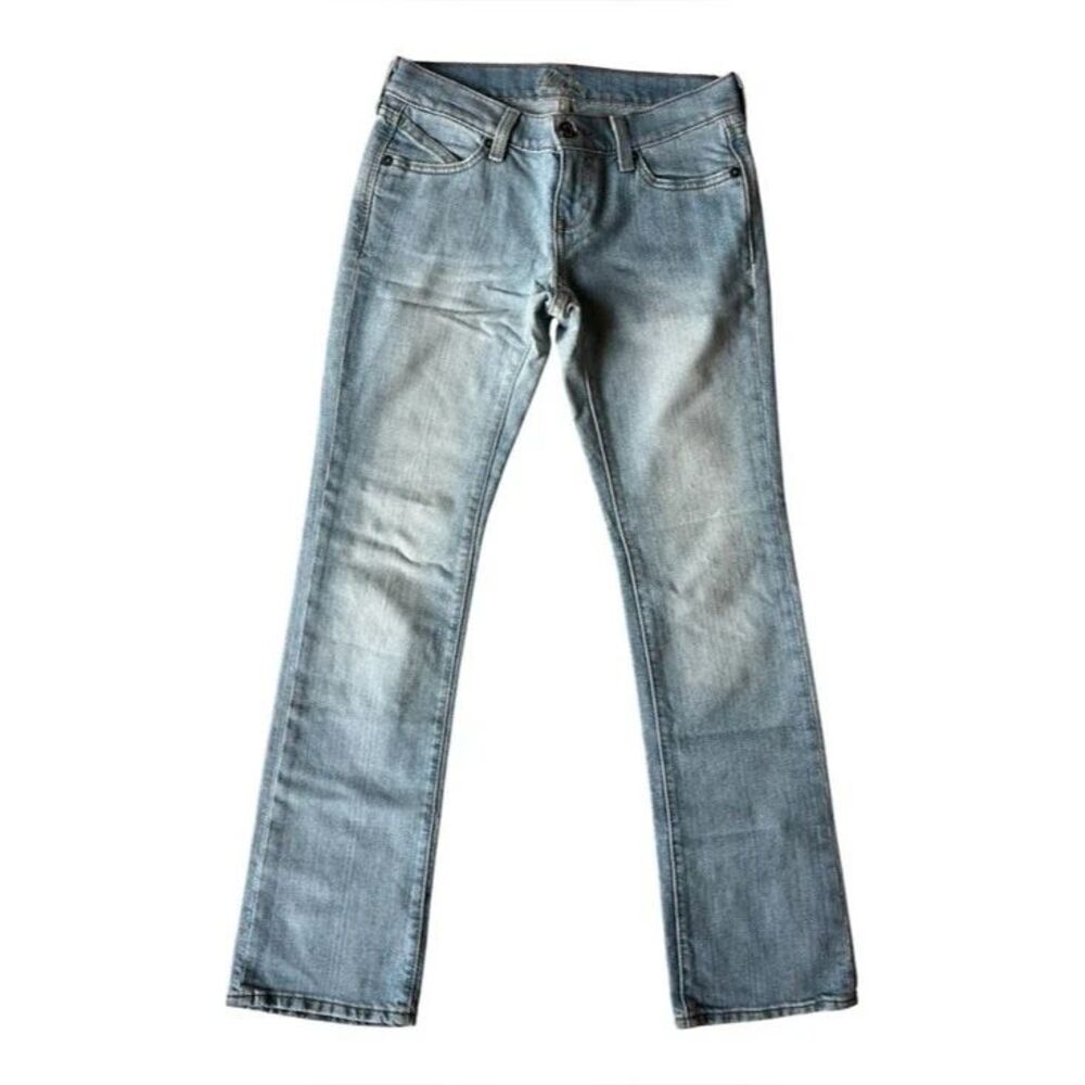 Vintage Y2K The Diva Low Rise Jeans Bootcut Size 2 Light Wash